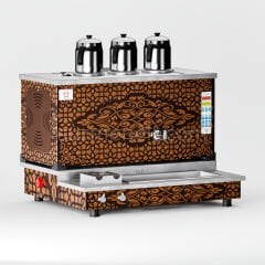 Anka Bakır Pro Plus Smart S6 Çay Makinesi / Hibrit Enerji, Dijital Zaman Programlı Kontrol (APPO-S3)