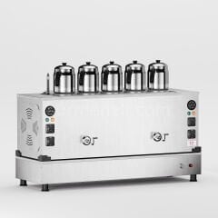 Anka İnoks Pro Compact Hibrit Çay Makinesi / Kompakt Tasarım, Profesyonel Kullanım, Çift Enerji Esnekliği (İPKO5)