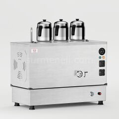 Anka İnoks Pro Compact Hibrit Çay Makinesi / Kompakt Tasarım, Profesyonel Kullanım, Çift Enerji Esnekliği (İPKO3)