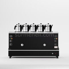 Anka Black Pro Compact Hibrit Çay Makinesi / Kompakt Tasarım, Profesyonel Kullanım, Çift Enerji Esnekliği (BPKO5)