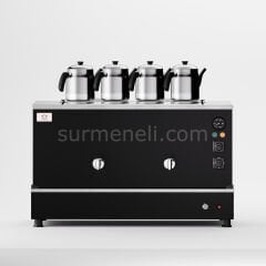 Anka Black Pro Compact Hibrit Çay Makinesi / Kompakt Tasarım, Profesyonel Kullanım, Çift Enerji Esnekliği (BPKO4)