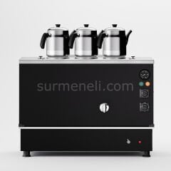 Anka Black Pro Compact Hibrit Çay Makinesi / Kompakt Tasarım, Profesyonel Kullanım, Çift Enerji Esnekliği (BPKO3)