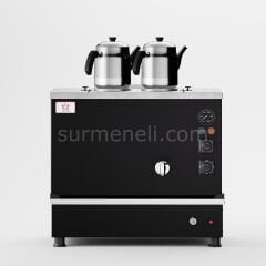 Anka Black Pro Compact Hibrit Çay Makinesi / Kompakt Tasarım, Profesyonel Kullanım, Çift Enerji Esnekliği (BPKO2)