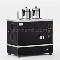 Anka Black Pro Compact Hibrit Çay Makinesi / Kompakt Tasarım, Profesyonel Kullanım, Çift Enerji Esnekliği (BPKO2)