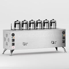 Anka İnoks Pro Compact Elektrikli Çay Makinesi / Kompakt Tasarım, Profesyonel Kullanım,(İPE6)