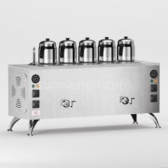 Anka İnoks Pro Compact Elektrikli Çay Makinesi / Kompakt Tasarım, Profesyonel Kullanım,(İPE5)