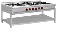 KRCS.TROG.2010.CE CSA İNOX - OCAK TABAN RAFLI GAZLI 2000*1000*850