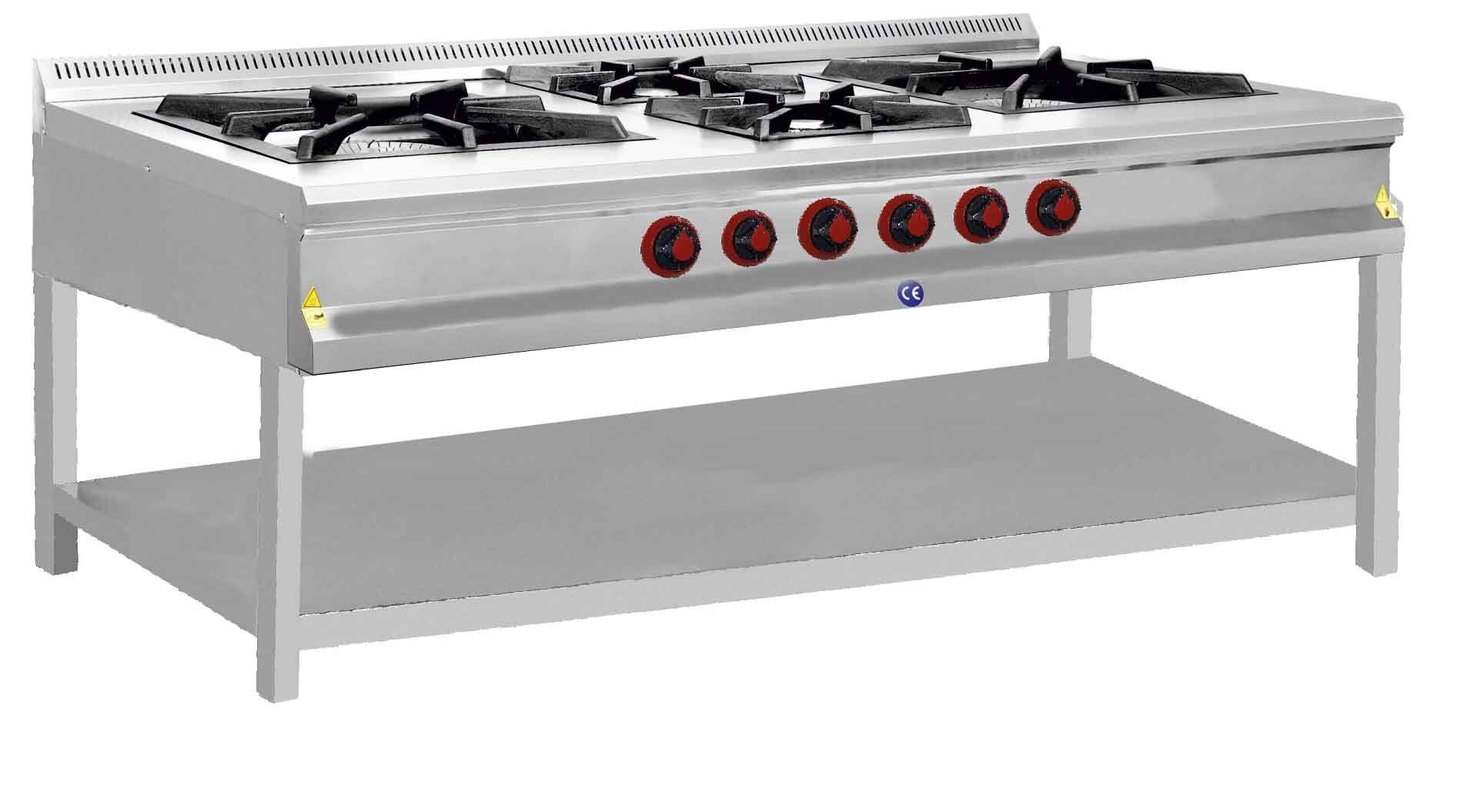 KRCS.TROGL.2010.CE CSA İNOX - OCAK TABAN RAFLI GAZLI - LPG 2000*1000*850