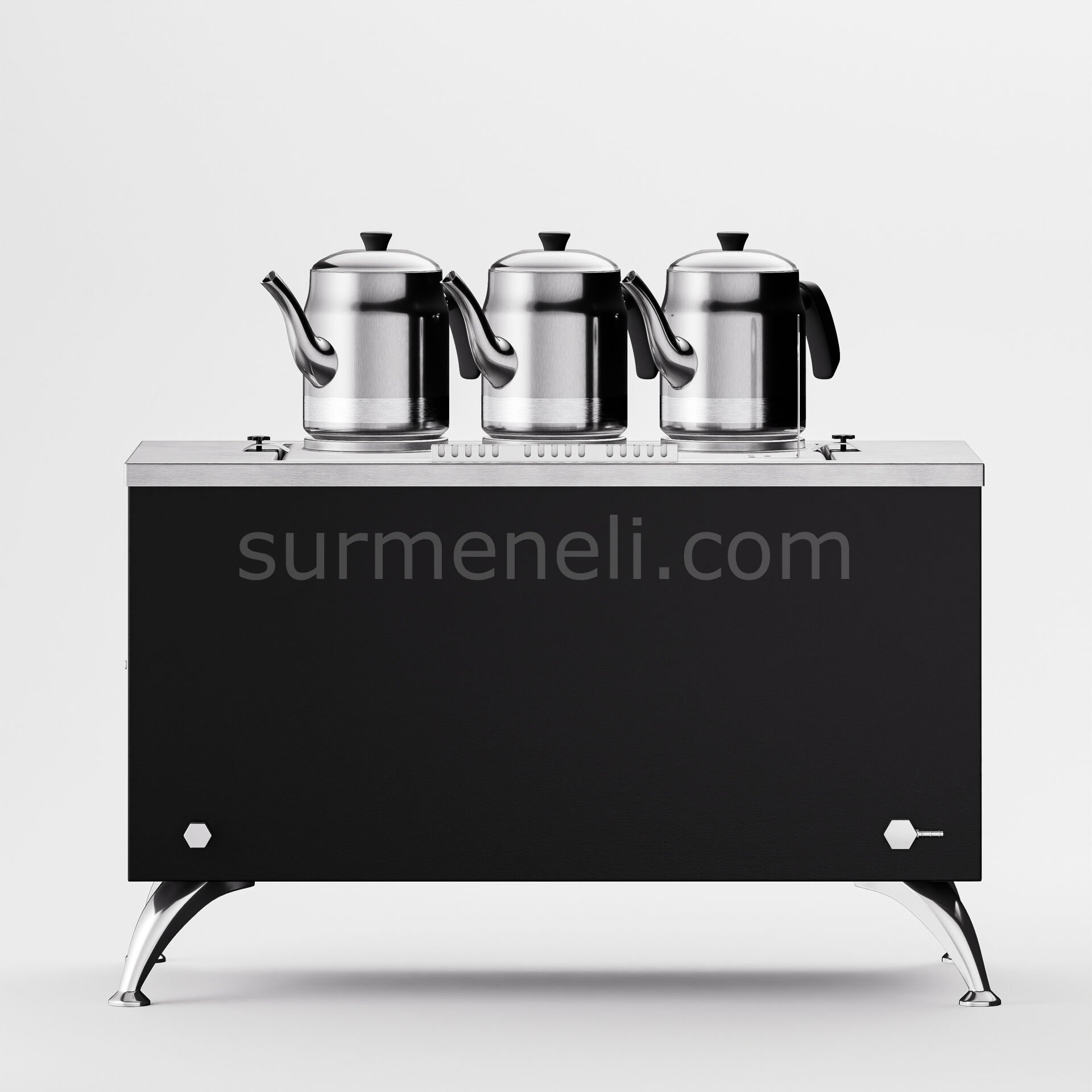 Anka Black Pro Compact Elektrikli Çay Makinesi / Kompakt Tasarım, Profesyonel Kullanım,(BPE3)