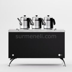 Anka Black Pro Compact Elektrikli Çay Makinesi / Kompakt Tasarım, Profesyonel Kullanım,(BPE3)