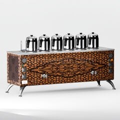 Anka Bakır Pro Compact Elektrikli Çay Makinesi / Kompakt Tasarım, Profesyonel Kullanım,(APE6)