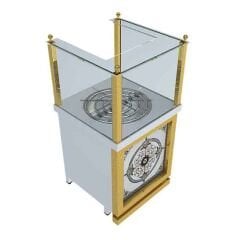 KRCS.DKBO.770 CSA İNOX - KUNEFE VE BOREK OCAGI DOLAPLI GAZLI 700*700*850/1300