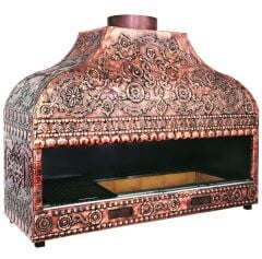 Bakır Kaplamalı Profesyonel Kömürlü Izgara BKI250