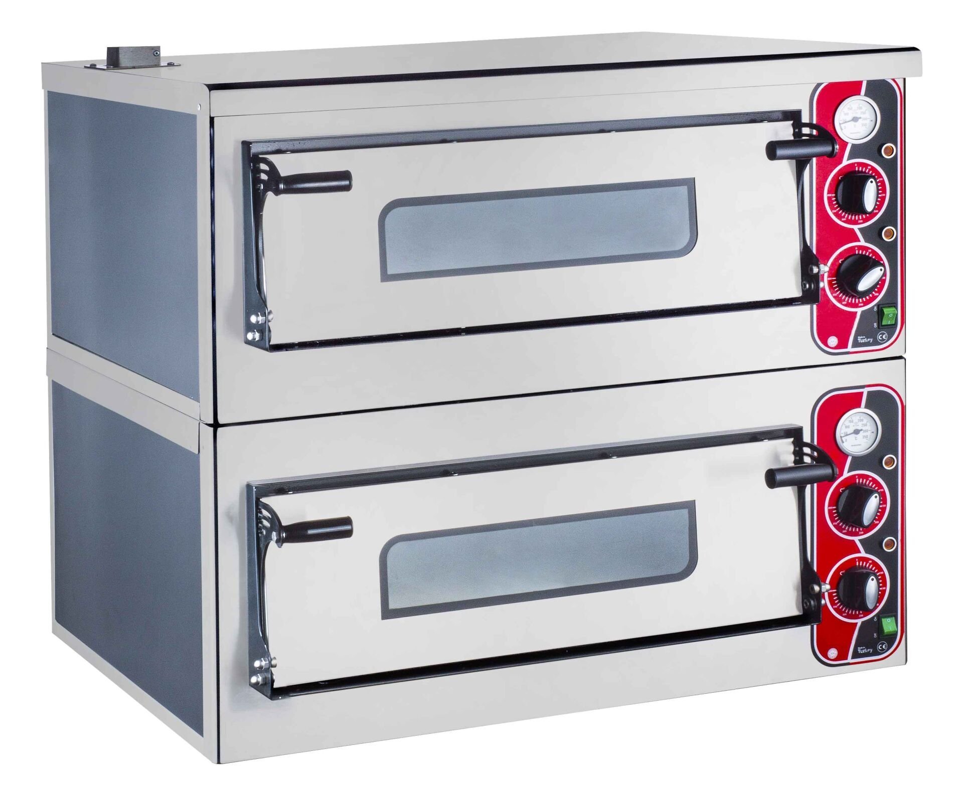 KRCS.PFE.8 CSA İNOX - FIRIN PIZZA ELEKTRIKLI 900*750*900