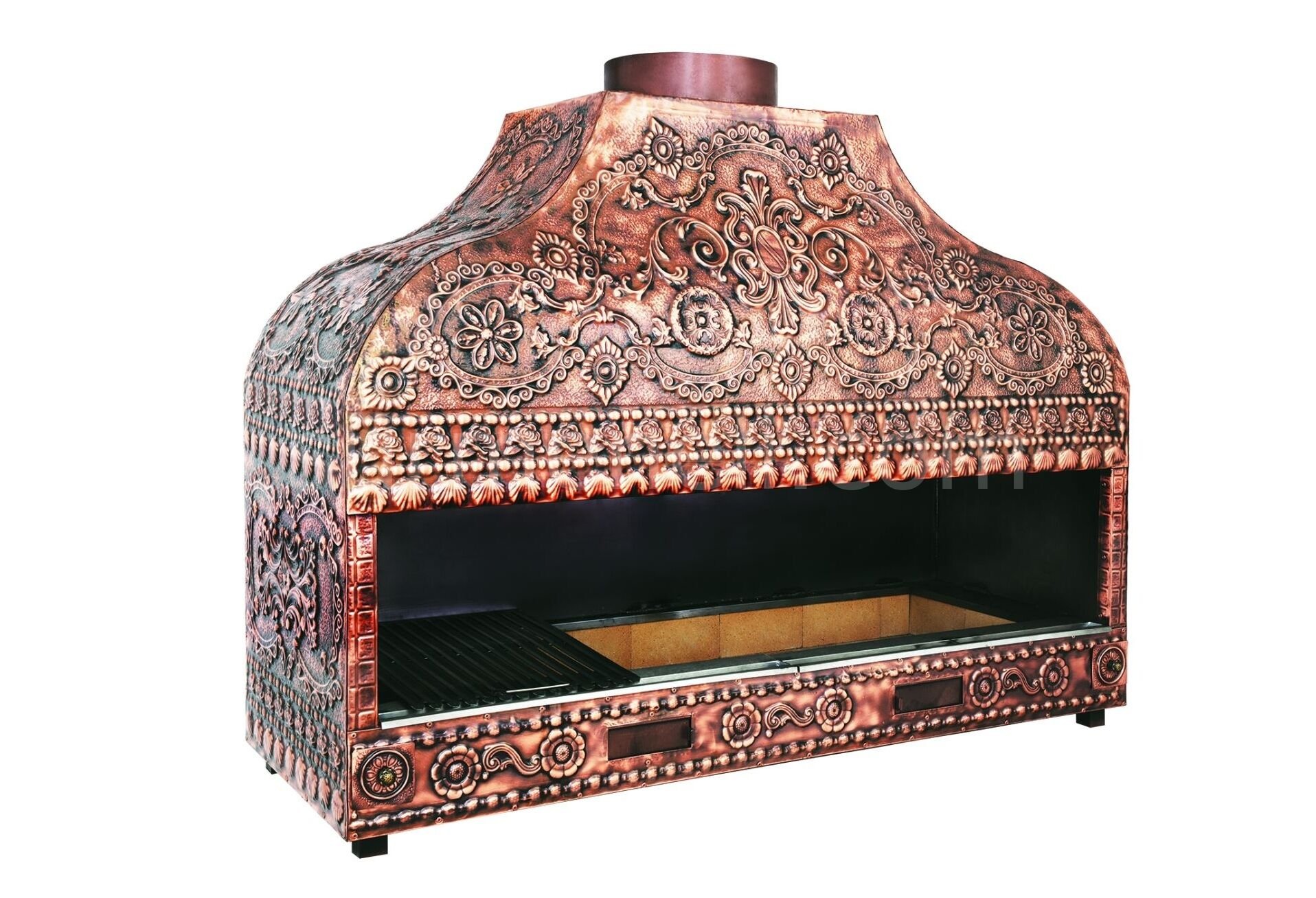 Bakır Kaplamalı Profesyonel Kömürlü Izgara BKI80