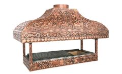 Bakır Kaplamalı Ocakbaşı Profesyonel Kömürlü Izgara OCB100