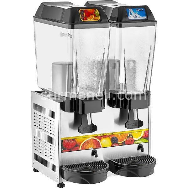 Remta - Çiftli Şerbet + Ayran Soğutucu 20+20 lt