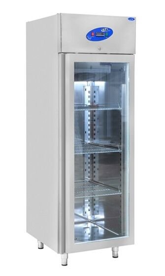 CS.DBNK.600.C CSA İNOX - GLASS DOOR UPRIGHT REFRIGERATORS /600 DIKEY BUZDOLABI CAM KAPILI 700*710*2070