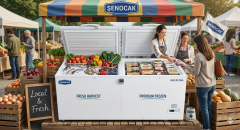 Şenocak Çift Modlu, İki Kapaklı Derin Dondurucu D620 DF DUAL