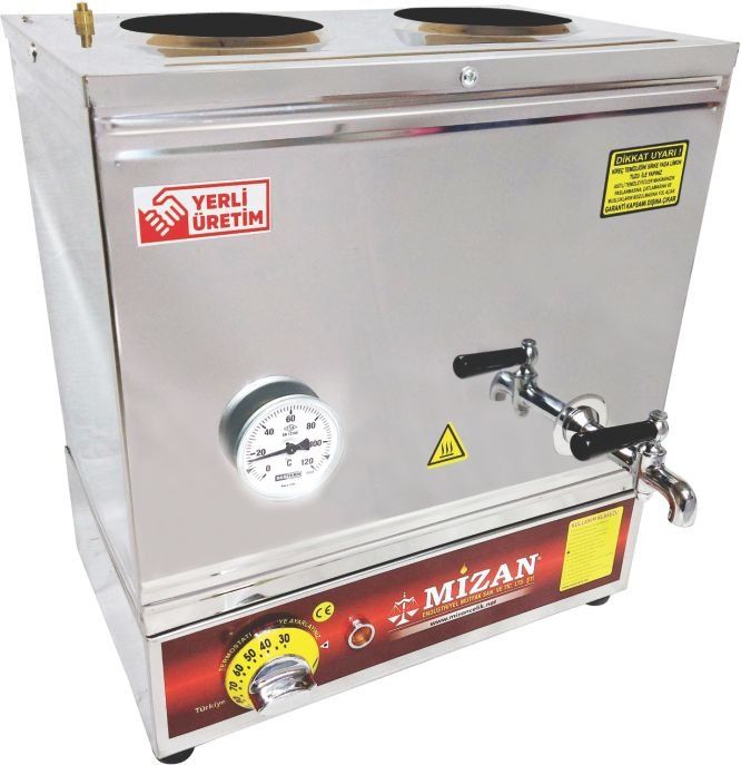 40'Lık Pleytsiz Çay Kazanı Elektrikli 430 Vidalı