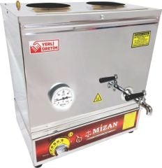 40'Lık Pleytsiz Çay Kazanı Elektrikli 430 Vidalı