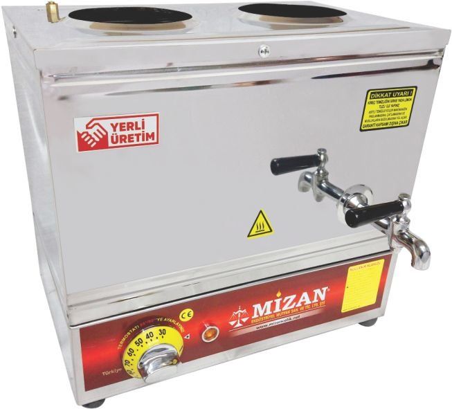 25'Lik Pleytsiz Çay Kazanı Elektrikli 430 Vidalı