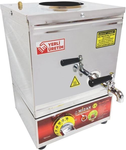 15'Lik Pleytsiz Çay Kazanı Elektrikli 430 Vidalı