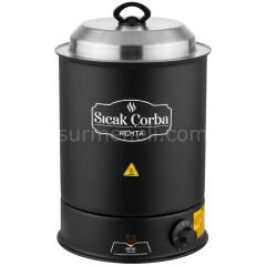 Remta Siyah Model Midi Çorba Isıtıcı 9 lt - CB21