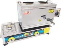 25'Lik Çay Kazanı Gazlı + Elektrikli 430 Vidalı