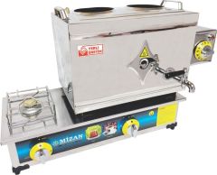 25'Lik Çay Kazanı Gazlı + Elektrikli 304 Kaynaklı