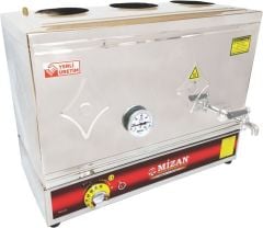 60'Lık Pleytsiz Çay Kazanı Elektrikli 304 Kaynaklı