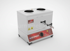 25'Lik Pleytsiz Çay Kazanı Elektrikli 304 Kaynaklı