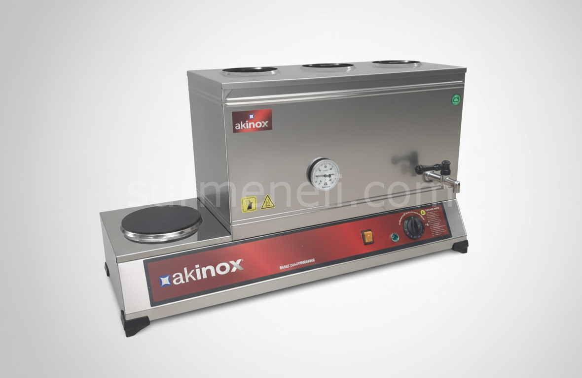 60'Lık Çay Kazanı Elektrikli 304 Kaynaklı