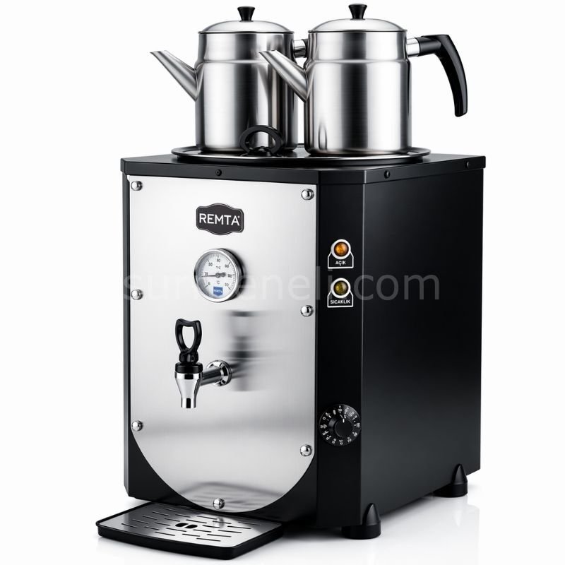 Remta 2 Demlikli Jumbo Çay Makinesi Led Işıklı 23 Litre DE11L
