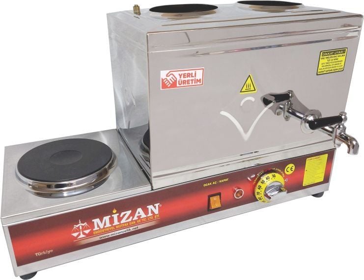 25'Lik Çay Kazanı Elektrikli 304 Kaynaklı
