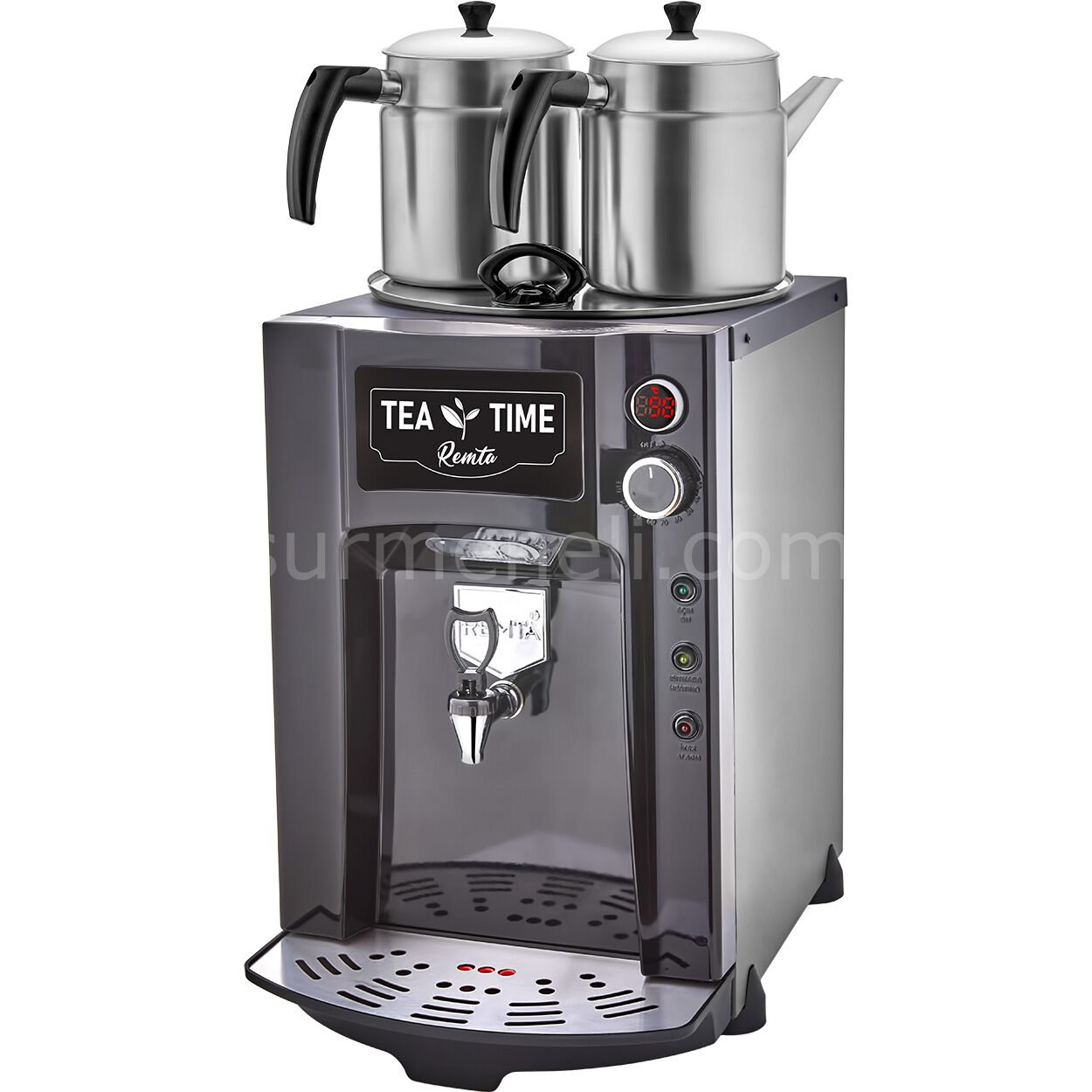 Remta 2 Demlikli Premium Jumbo Çay Makinesi 15 lt DE12P