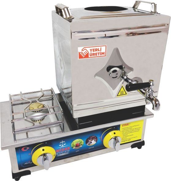 15'Lik Çay Kazanı Gazlı 304 Kaynaklı