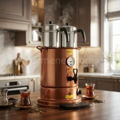 Remta 2 Demlikli Elite Çay Makinesi 18 lt - EL11