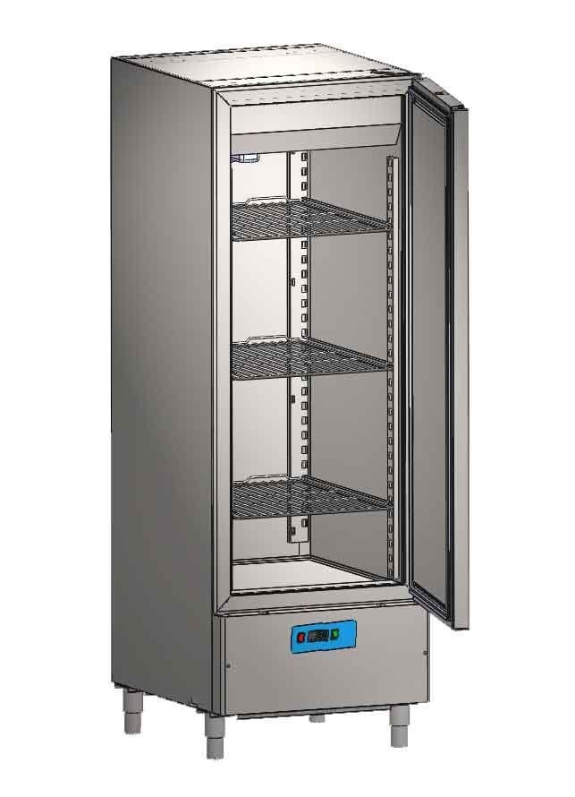 CS.DBNK.700.AK CSA İNOX - DİKEY ALLTAN MOTORLU BUZDOLABI 700*810*2070