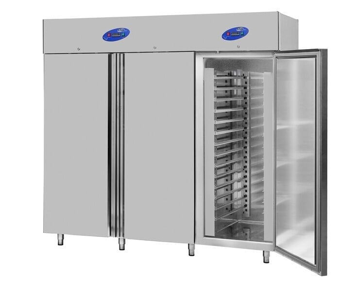 CS.DBNLK.2100 KMB.2N1L CSA İNOX - KOMBİNE 2 BOLME BUZDOLABI 1 BOLME DONDURUCU 304 2100x810x2070