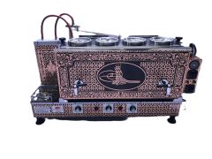 Otomatik Bakır Çay Kazanı Gazlı + Elektrikli 4'lü