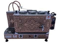 Otomatik Bakır Çay Kazanı Gazlı + Elektrikli 3'lü