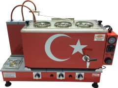 Otomatik Boyalı Çay Kazanı Gazlı + Elektrikli 3'lü