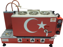 Otomatik Boyalı Çay Kazanı Gazlı + Elektrikli 3'lü