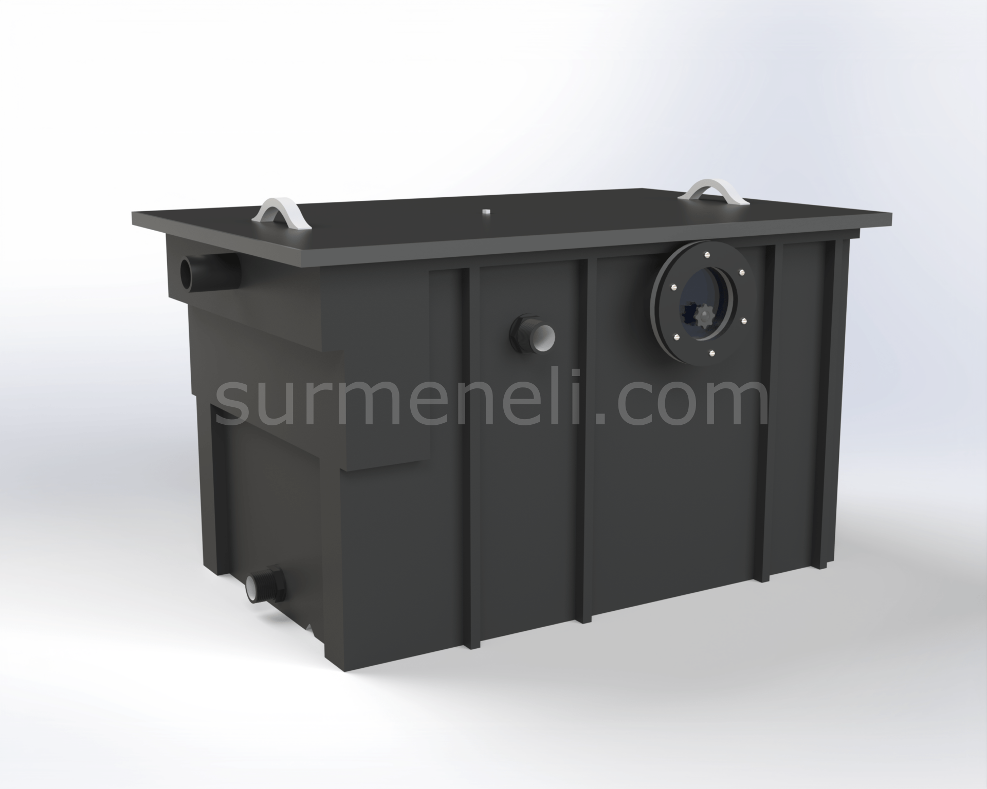 YTPA 1500 Polietilen Tezgah Altı Yağ Ayırıcı Seperatör