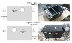 YTPA 1000 Polietilen Tezgah Altı Yağ Ayırıcı Seperatör