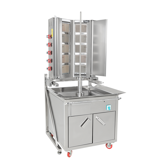 Himaksan AMDNG 10 Arabalı Gazlı Döner Ocağı