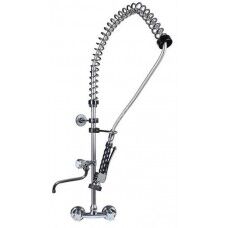 Duvara Monte Ara Musluklu Endüstriyel Bataryalar Çevirmeli