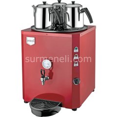 Remta - 3 Demlikli Jumbo Çay Makinesi 40 lt Şamandıralı (Damacanadan Su Alma)