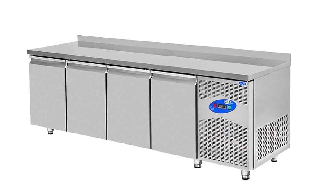CS.TEK.4.700 CSA İNOX - TEZGAH TİPİ BUZDOLABI 2350*700*850